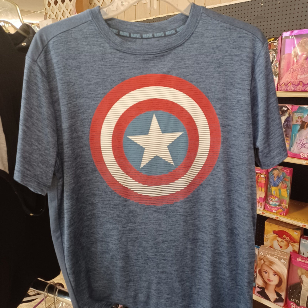 Marvel Captain America Tee in Blue